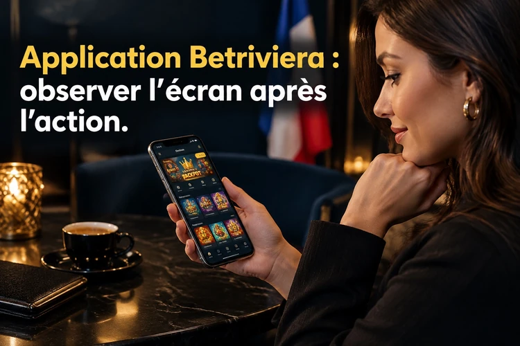Application Betriviera : observer l’écran après l’action