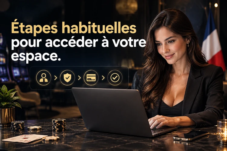 Étapes habituelles pour accéder à votre espace
